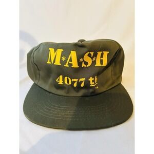 MASH Hat VTG Cap 4077 Military Army Snapback 20th Century Fox TV Show 1981